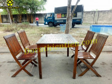 Bàn Chữ Nhật Ghế Xếp
