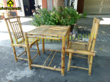 Bộ Bàn Tre Vàng 2 Ghế