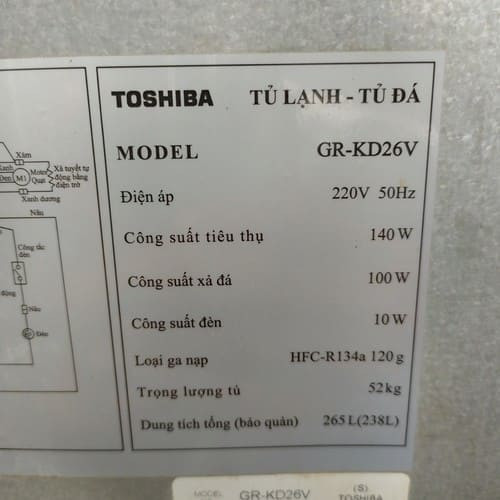 Tủ Lạnh Toshiba