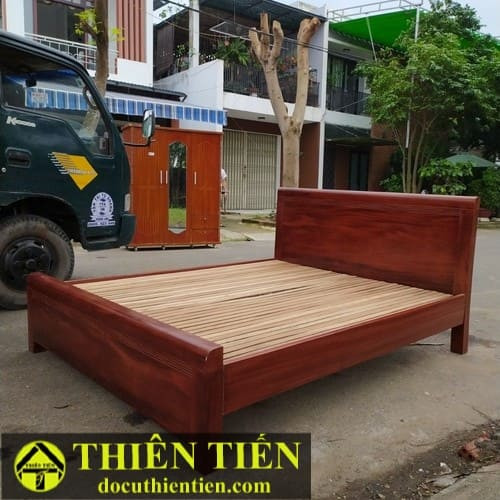 Giường Gỗ Khung Xoan Đào
