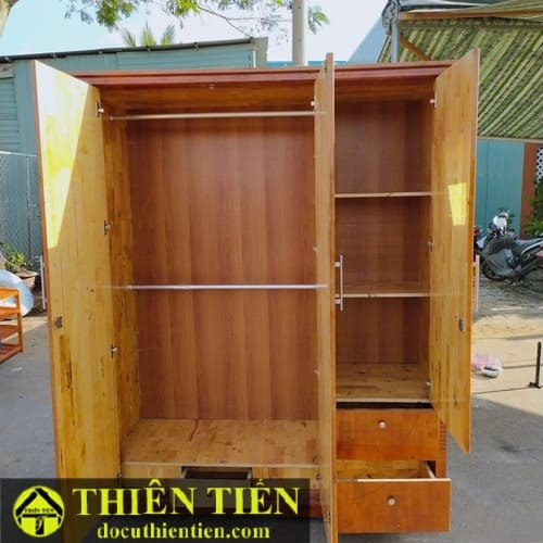 Tủ 3 Cánh Gỗ Ghép