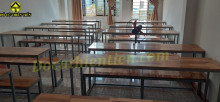Bàn Ghế Học Sinh Gỗ Ghép