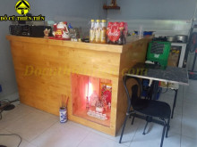 Quầy Bar Gỗ Ghép