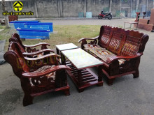 Bộ Salon Gỗ Mới 85% – ảnh 3