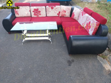 Bộ Sofa Da Nệm Đỏ