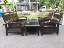Bộ Salon Nâu Đen