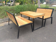 Bộ Bàn Ghế Dài Vàng