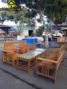 Bộ Salon Gỗ Sồi – ảnh 2