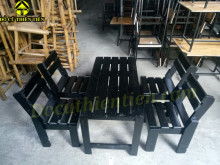 Bộ Bàn Ghế Nhỏ Đen