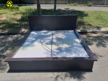 Giường Gỗ Công Nghiệp ( Nâu Đen)