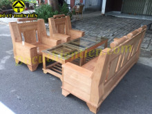 Bộ Salon Gỗ Sồi Sang Trọng