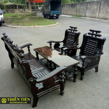 Bộ Salon Màu Nâu Đen