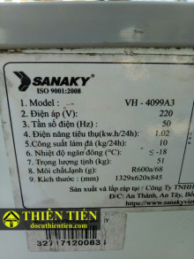 Tủ Đông - Mát 305 Lít Sanaky
