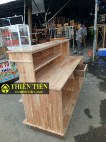 Quầy Bar Gỗ Cao Su Đẹp