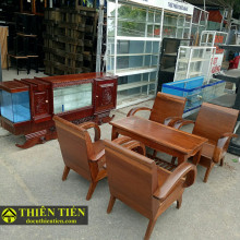 Bộ Salon Thùng Bàn Chữ Nhật ( Đã Được Làm Mới )