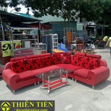 Bộ Sofa Nỉ Đỏ