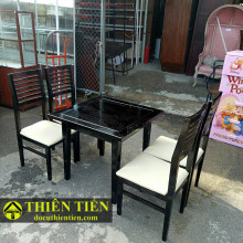 Ghế Ăn Nhà Hàng Nệm Trắng