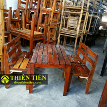 Bộ 4 Ghế Gỗ Thấp