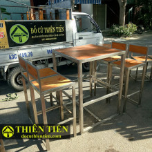 Bộ Bàn Ghế Cà Phê Inox