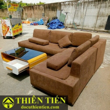 Bộ Sofa Nâu Sang Trọng – ảnh 3