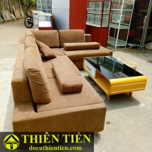 Bộ Sofa Nâu Sang Trọng – ảnh 4
