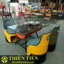 Bộ Bàn Thùng Phi Thiết Kế – ảnh 2