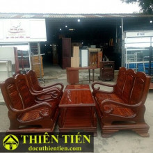 Bộ Salon Gỗ Gõ – ảnh 2