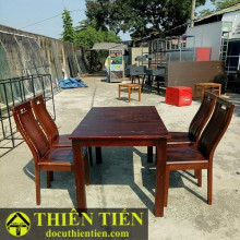 Bộ Bàn Ăn Gỗ 4 Ghế