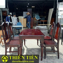 Bộ Bàn Ăn 4 Ghế Gỗ – ảnh 4