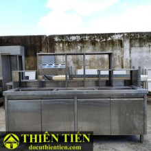 Bồn Rửa Kèm Kệ Inox Lớn – ảnh 3