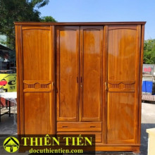 Tủ Áo Quần Gỗ Dỗi 4 Cánh