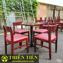 Bộ Bàn Ghế Nệm Đỏ