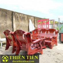 Bộ Salon Nâu Đỏ – ảnh 3