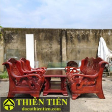 Bộ Salon Nâu Đỏ – ảnh 4
