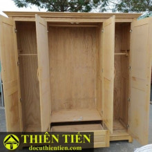 Tủ 4 Cánh Gỗ Sồi