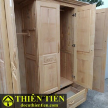 Tủ 4 Cánh Gỗ Sồi – ảnh 2