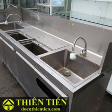 Bồn Rửa Trà Sữa Inox – ảnh 2