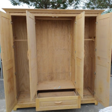 Tủ Gỗ Sồi 4 Cánh ( Chưa Qua Sử Dụng )