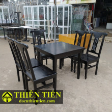 Bộ Bàn Ăn Đen – ảnh 3