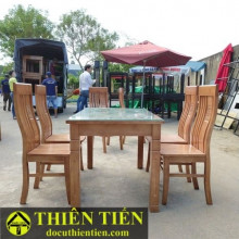 Bàn Ăn 4 Ghế Gỗ Sồi – ảnh 2
