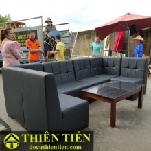 Sofa Bọc Nệm Đen – ảnh 3