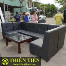 Sofa Bọc Nệm Đen – ảnh 4