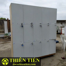 Tủ Locker Trắng Gỗ Công Nghiệp