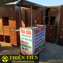 Tủ Trà Sữa Nhôm Kính
