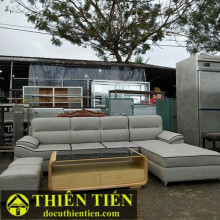 Sofa Da Cao Cấp Xám – ảnh 2