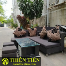Sofa Nệm Nỉ Đen