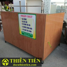 Quầy Alu Khung Sắt