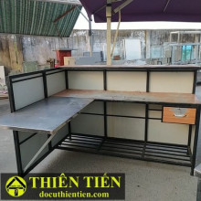 Quầy Alu Khung Sắt – ảnh 2
