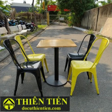 Ghế Tolix Vàng - Đen – ảnh 2