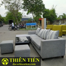 Sofa Nệm Nỉ Xám